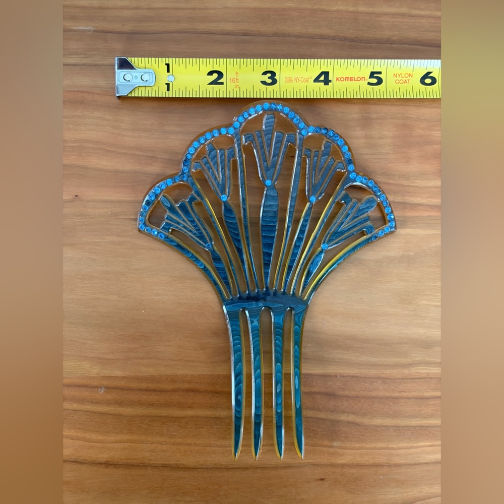 Vintage Large Antique (Probably Bakelite) Hair Comb - Picture 4 of 5